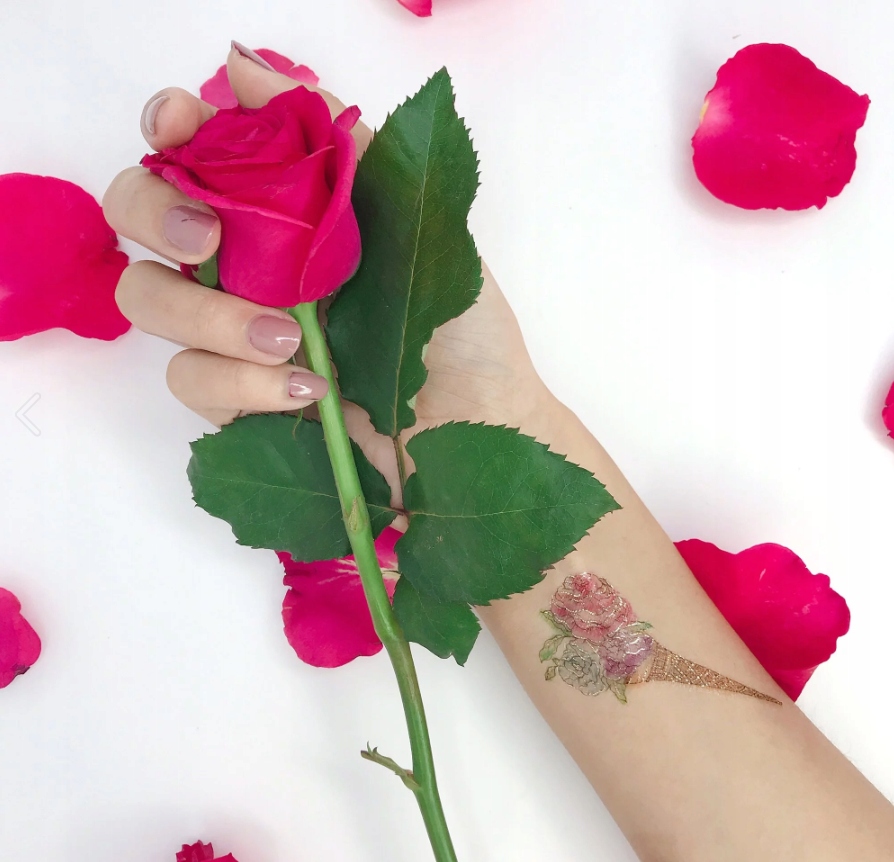 Paperself tatuaż tattoo kolorowy jakość Ice Cream