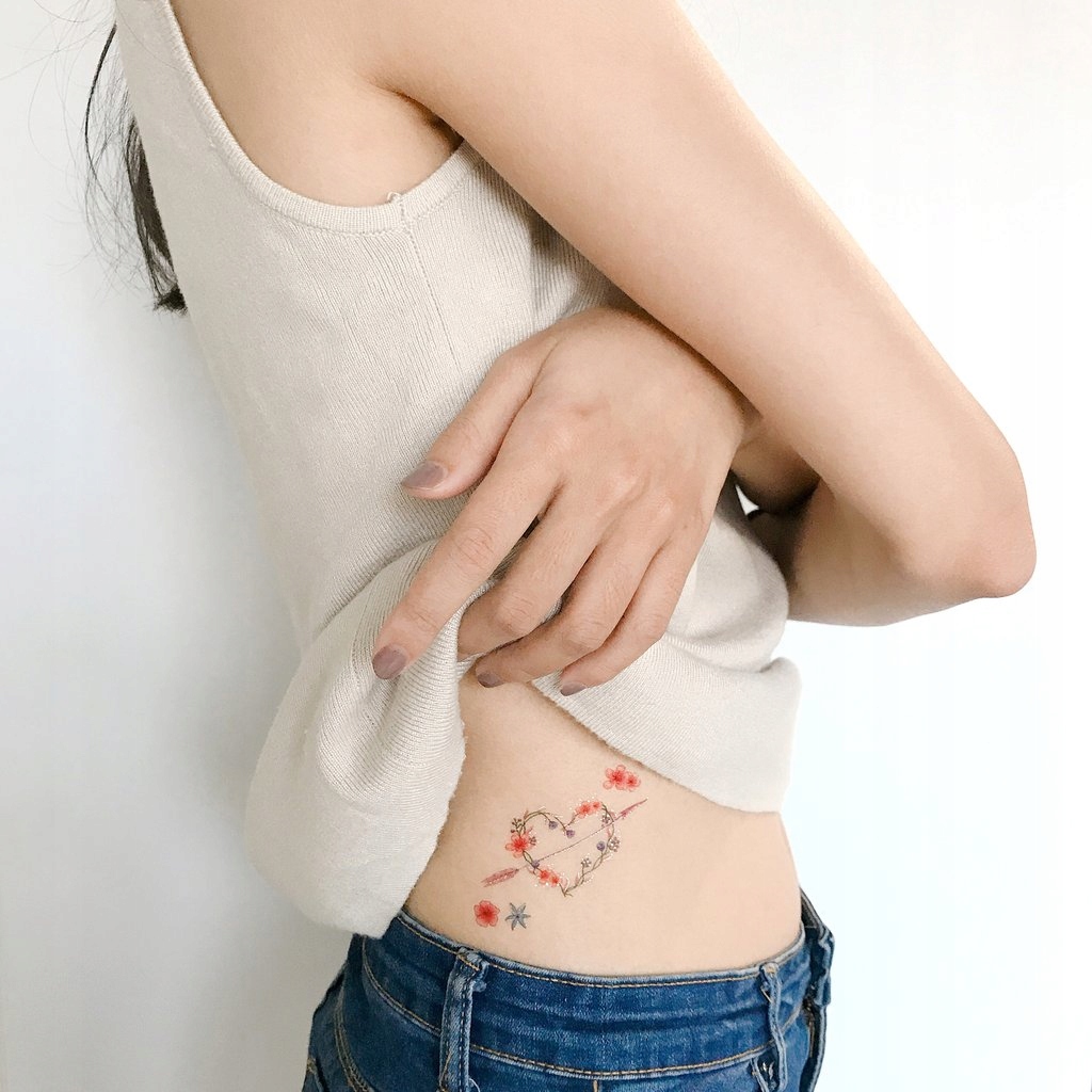 Paperself tatuaż kolorowy extra jakość 2szt. Love