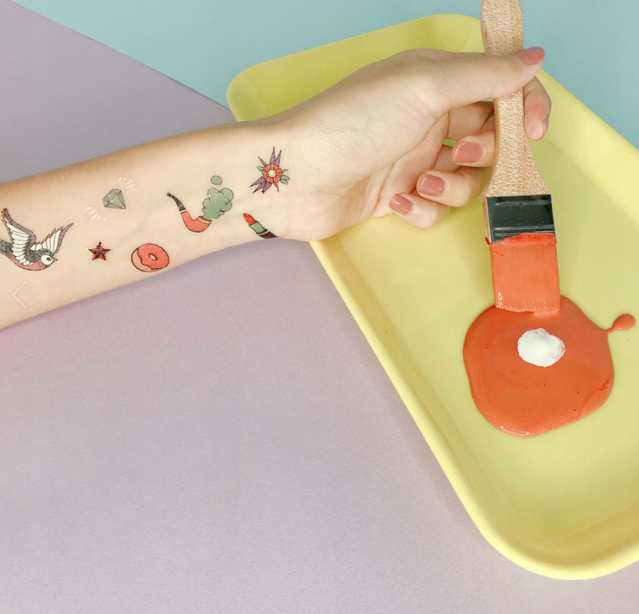 Paperself tatuaż kolorowy extra jakość Szkoła