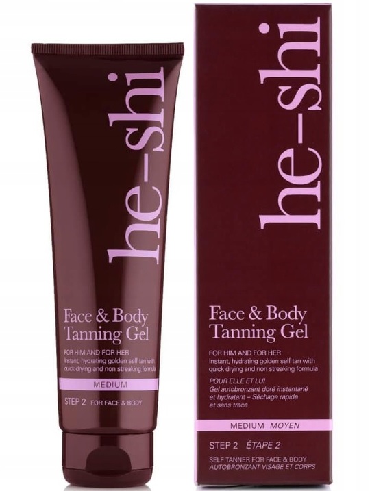 He-Shi samoopalacz w żelu do twarzy i ciała Medium