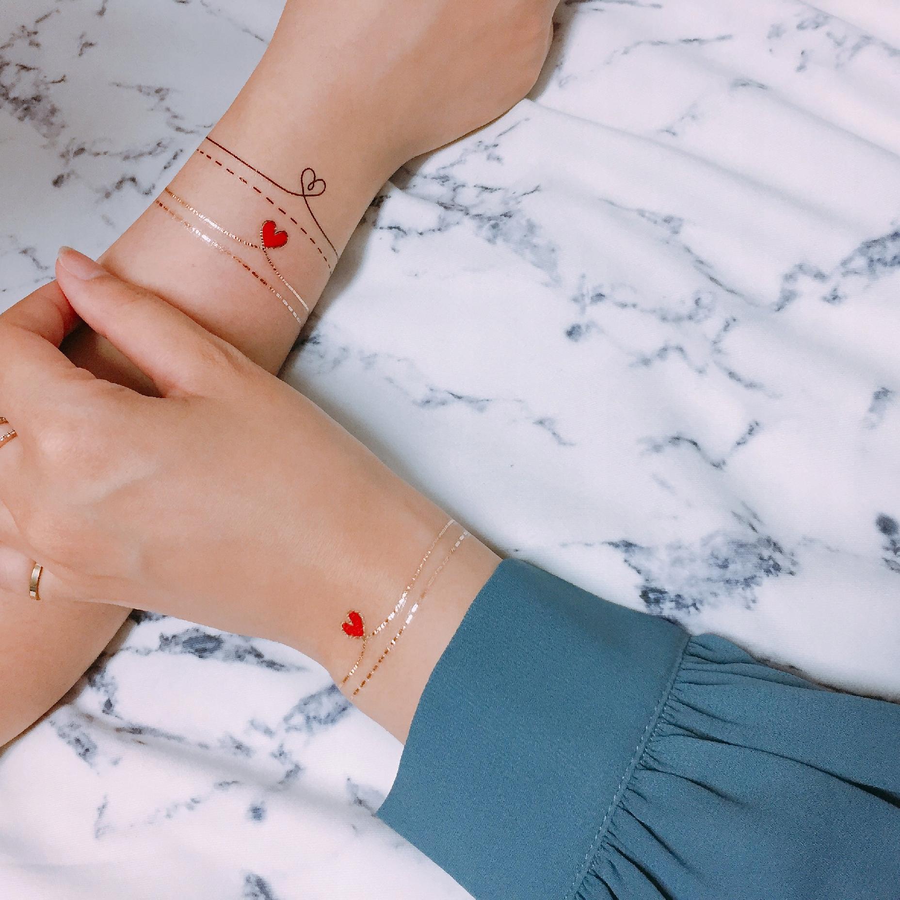 Paperself tatuaż Love naklejane na rękę plecy