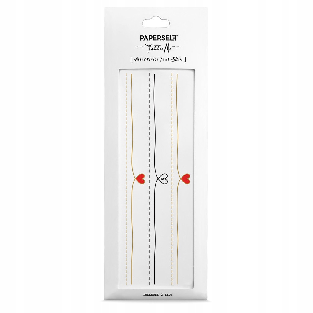 Paperself tatuaż Love naklejane na rękę plecy