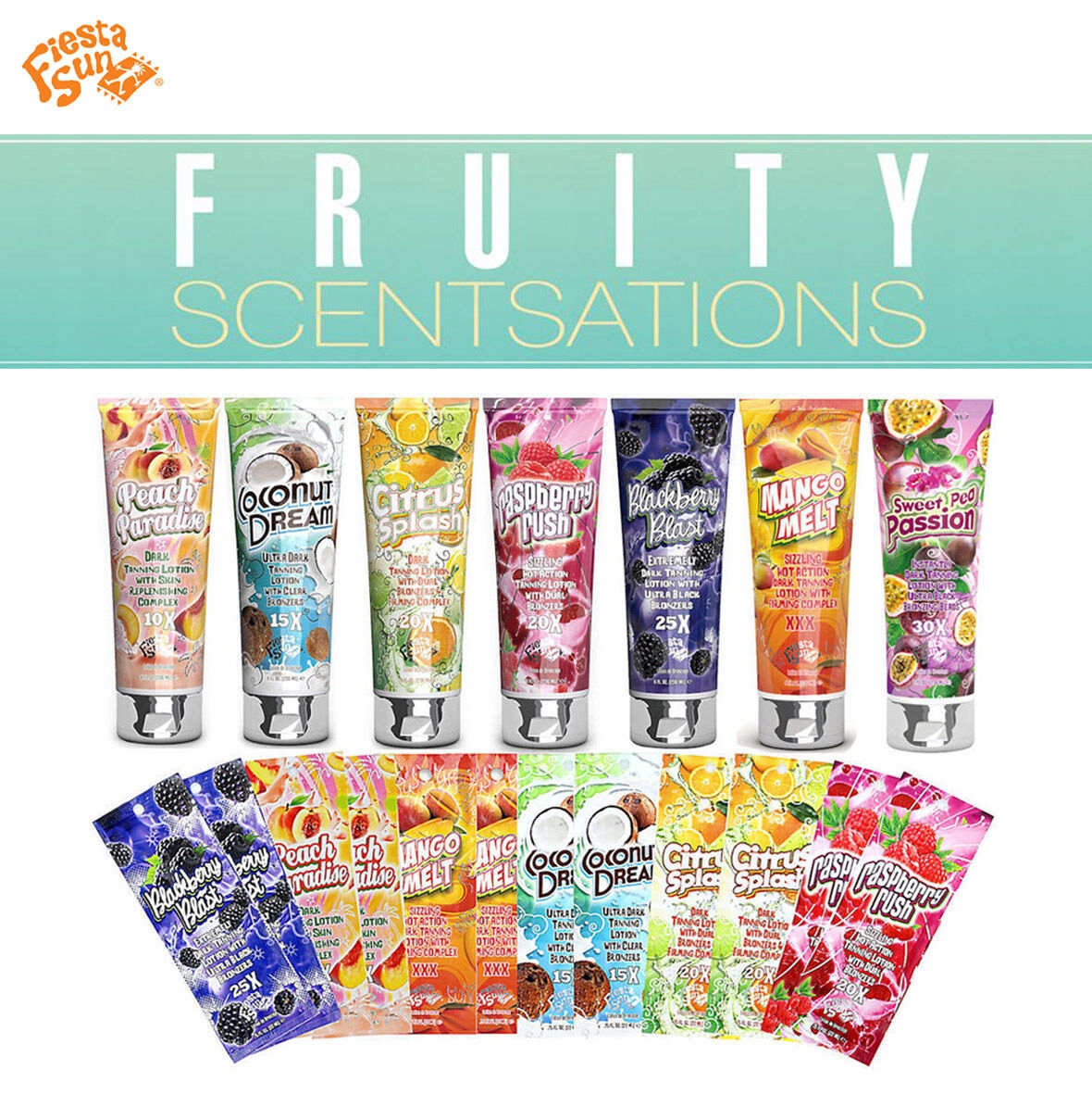 Fiesta Sun Cherry krem opalania perełki brązujące