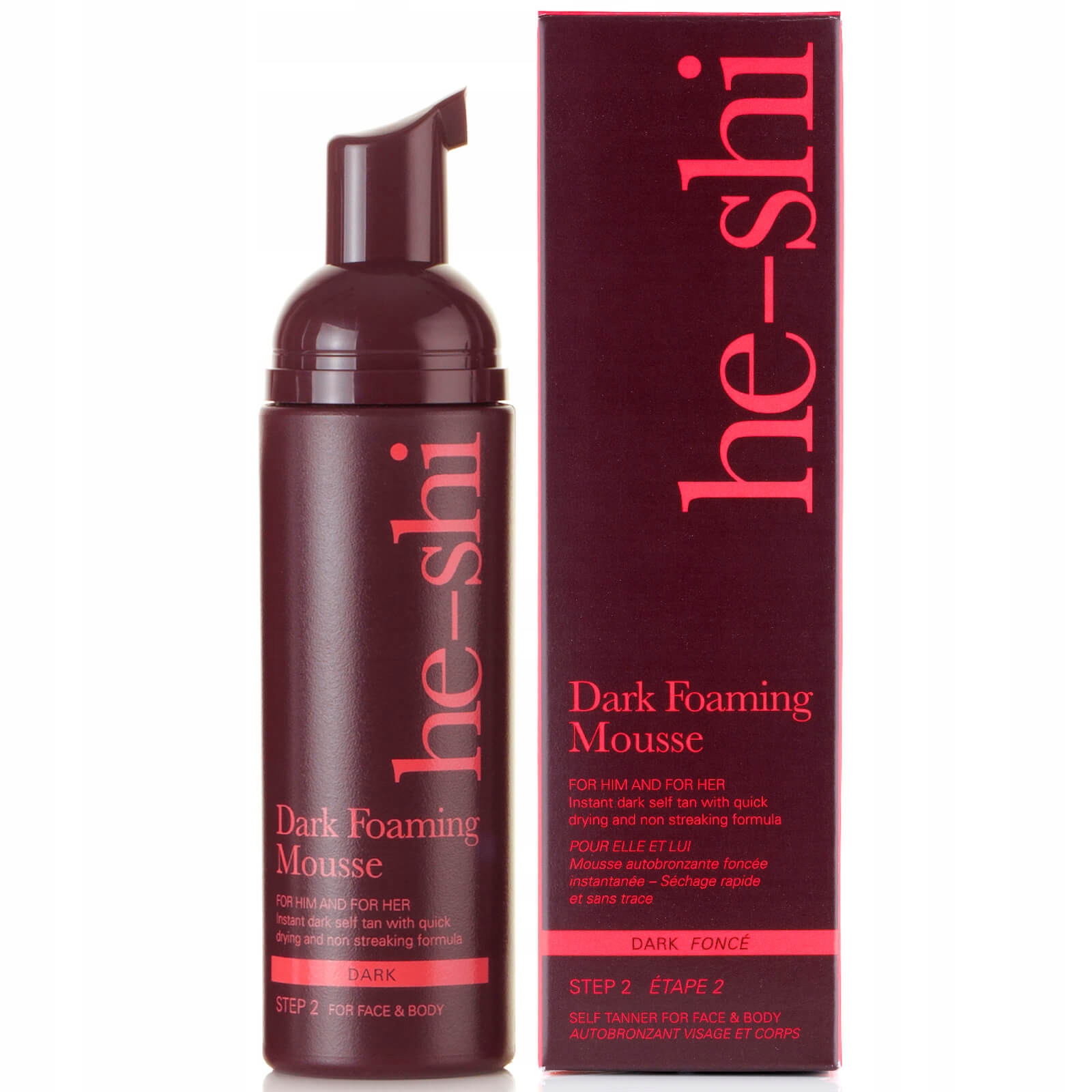 He-Shi samoopalacz w piance mus Dark Mousse 150ml
