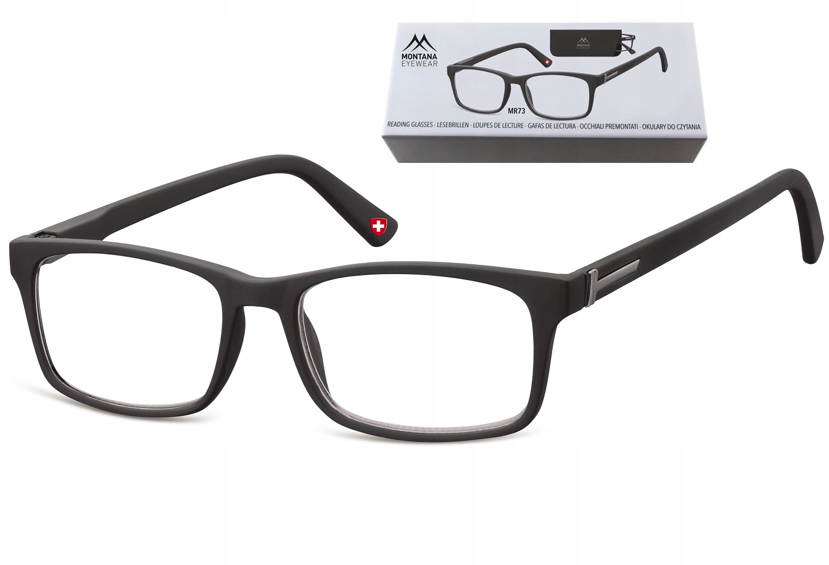 Okulary do Czytania Uniseks Nerdy PLUSY FLEKSY do BLIŻY + GRATISY