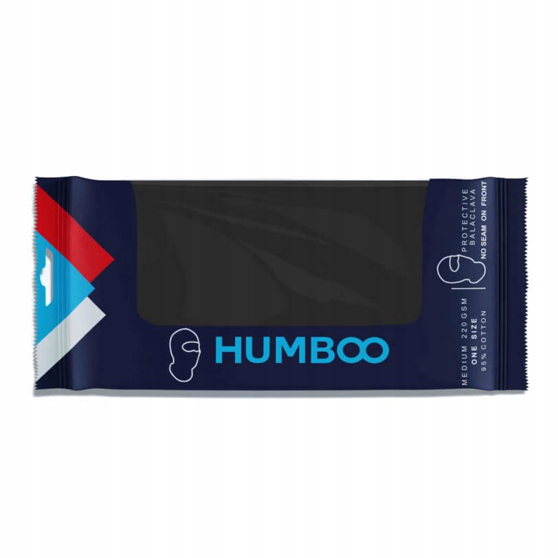 KOMINIARKA Bawełniana bezszwowa czarna 220g Wielofunkcyjna ELASTYCZNA