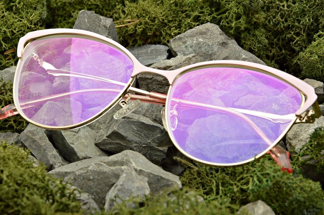 Damskie okulary PLUSY do CZYTANIA +1.00 i Komputera RÓŻ do BLIŻY + GRATISY