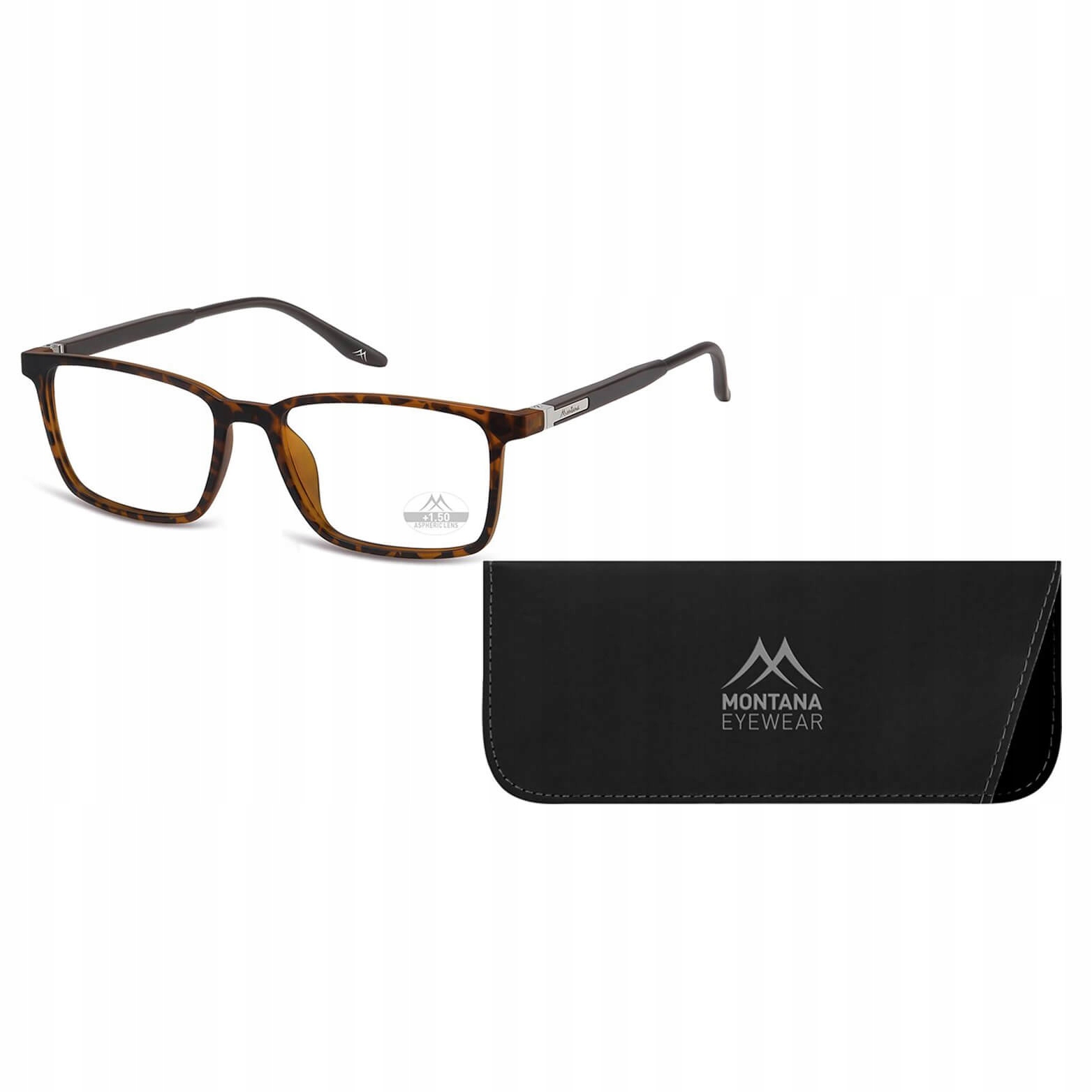 2w1 Okulary +2,00 Plusy do CZYTANIA z NAKŁADKĄ PRZECIWSŁONECZNĄ Polaryzacja