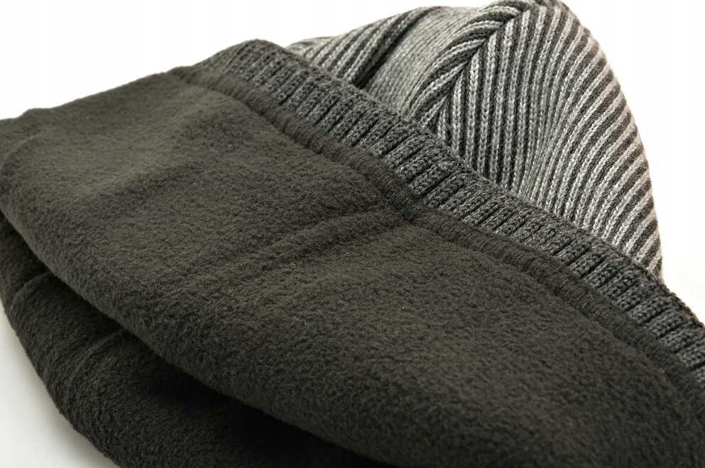 Męska CZAPKA ZIMOWA L/XL Akryl - na zimę - POLAREM