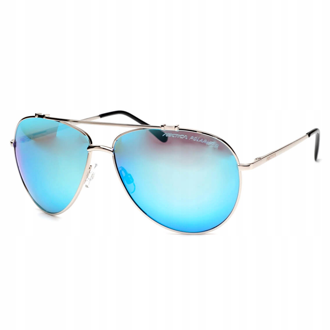 OKULARY Pilotki POLARYZACYJNE PRZECIWSŁONECZNE Lustrzanki ARCTICA S-157B