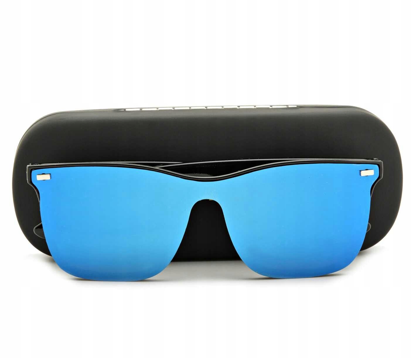 OKULARY PEŁNE Lustro PRZECIWSŁONECZNE MĘSKIE UV