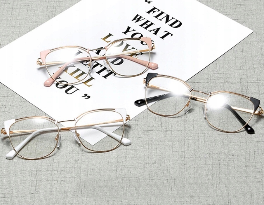 Okulary z Filtrem Niebieskim do Ekranów LCD kocie