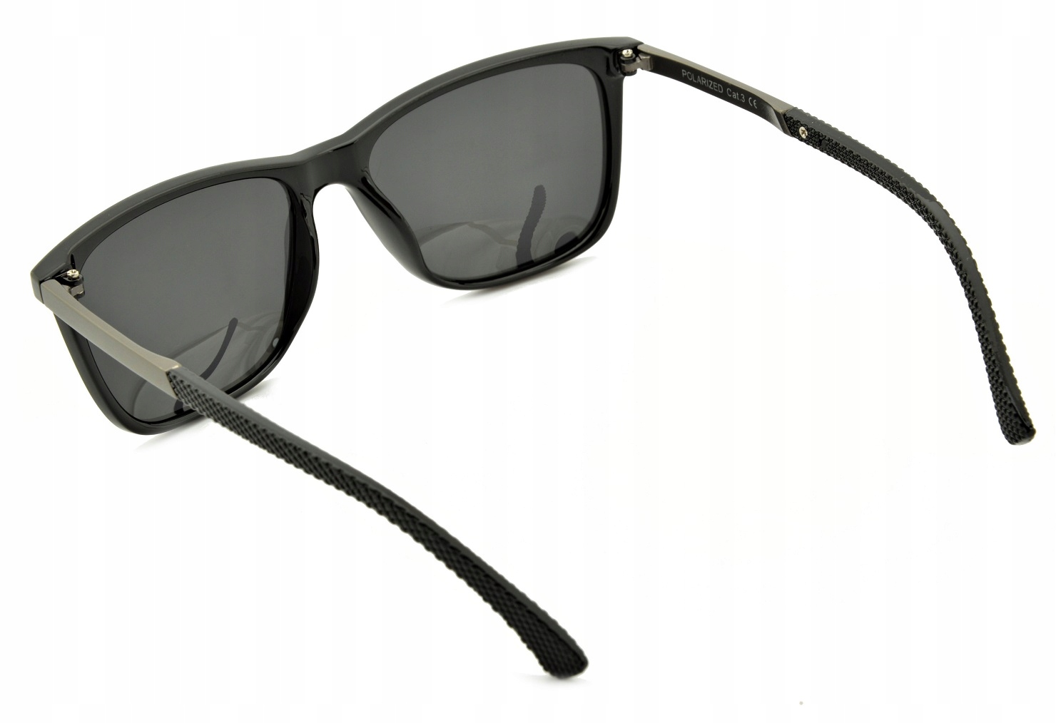 Okulary PRZECIWSŁONECZNE Nerd POLARYZACYJNE czarne