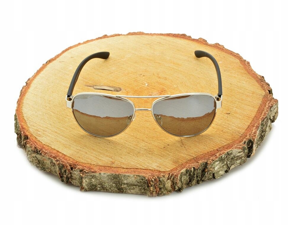 Aviatory Okulary PRZECIWSŁONECZNE Polaryzacyjne UV marki ESTILLO + GRATISY