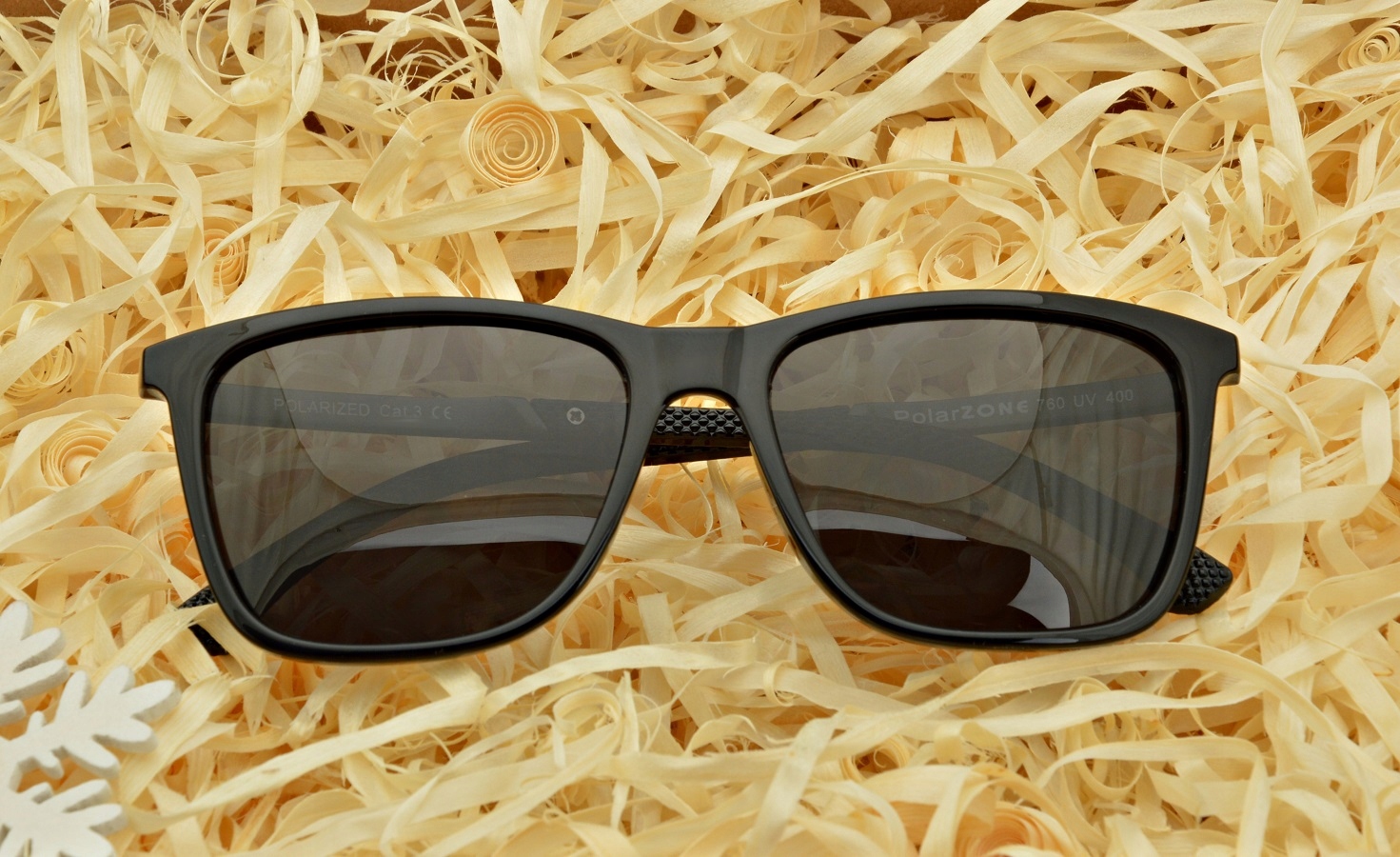 Okulary PRZECIWSŁONECZNE Nerd POLARYZACYJNE czarne