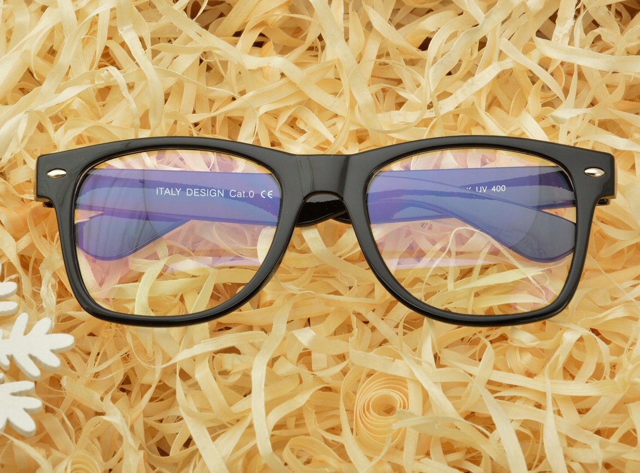 Okulary NERD z Filtrem NIEBIESKIM do EKRANÓW LCD