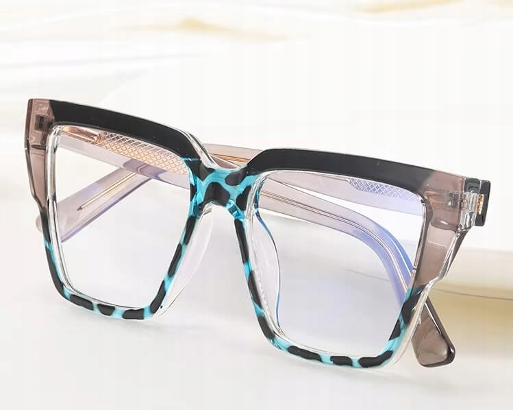 SOLIDNE Damskie Okulary Zerówki do KOMPUTERA Blue Light OPRAWKI Teleskopy