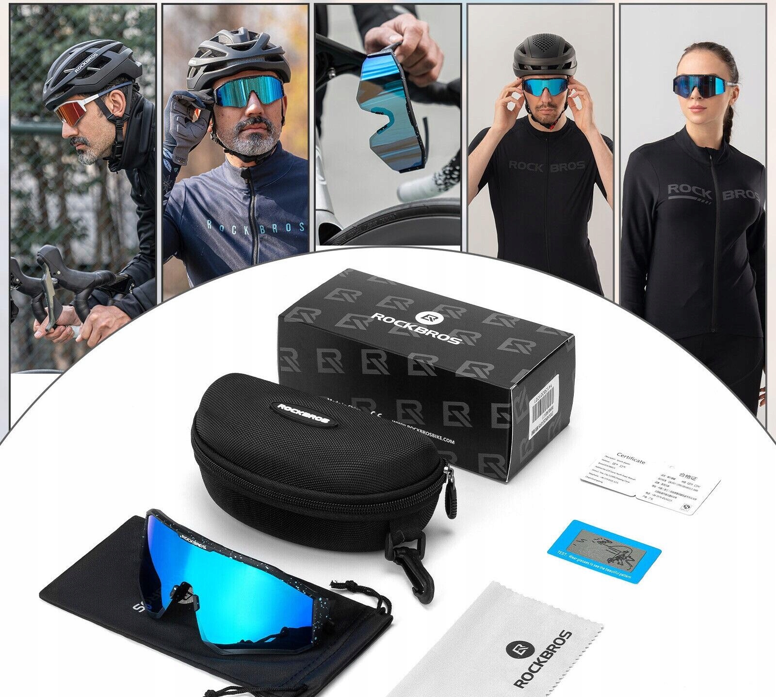 ROWEROWE Okulary PRZECIWSŁONECZNE Polaryzacyjne