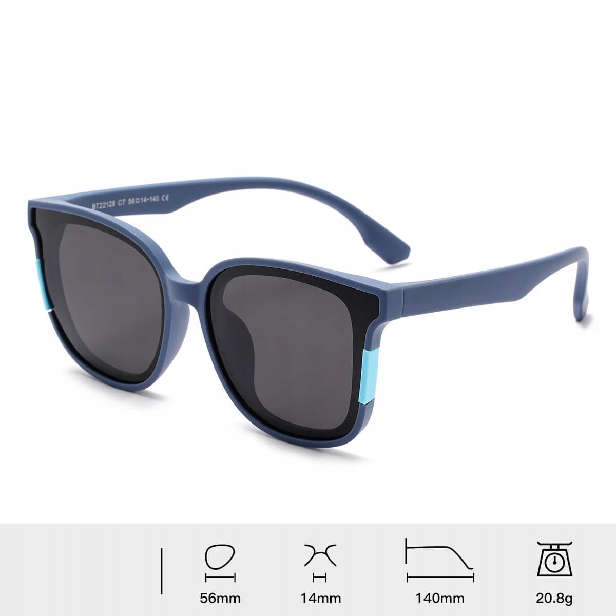 Dziecięce 4-7 lat Okulary przeciwsłoneczne z Polaryzacją dla dzieci BLUE