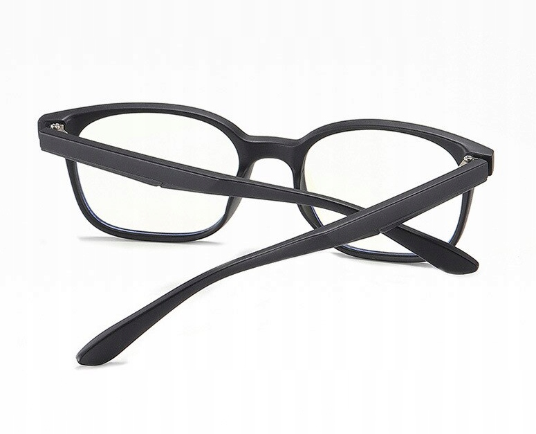 Dziecięce okulary do Komputera BLUE LIGHT zerówki OCHRONNE + ETUI + SZMATKA