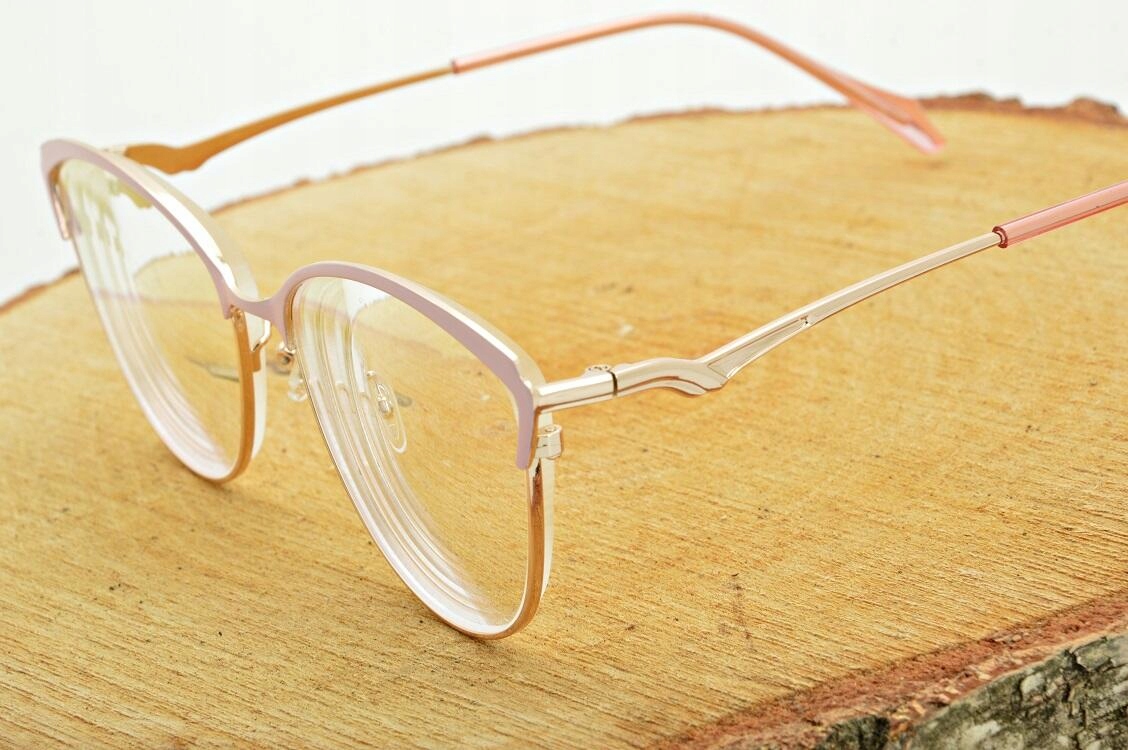 Damskie okulary PLUSY do CZYTANIA +1.00 i Komputera RÓŻ do BLIŻY + GRATISY