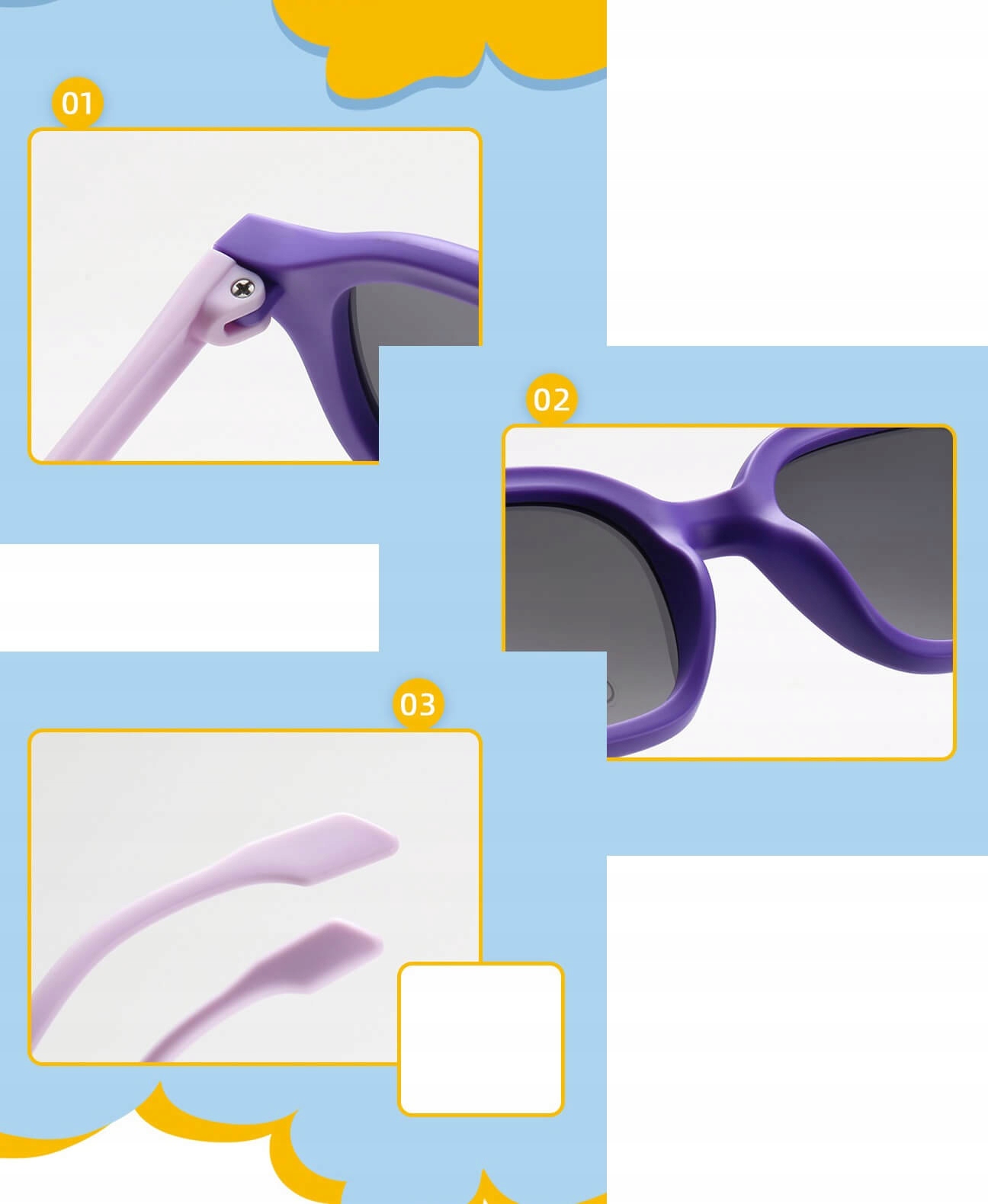 Dziecięce 4-7 lat Okulary przeciwsłoneczne z Polaryzacją dla dzieci CEGŁA