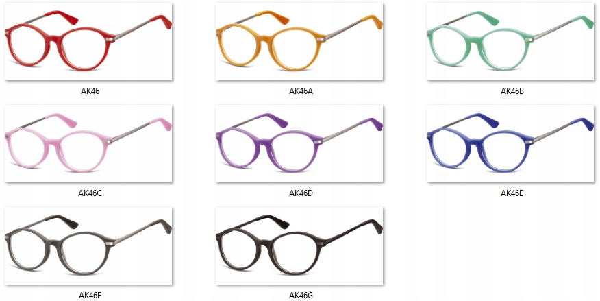 Okulary LENONKI dziecięce ZERÓWKI matowe