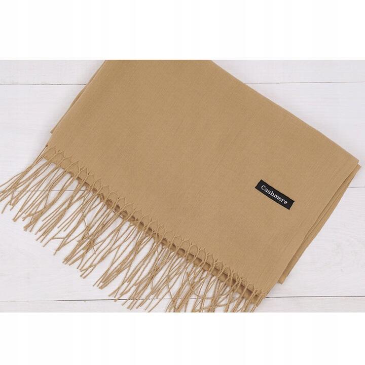 SZAL DAMSKI CHUSTA DUŻY Szalik CAMEL