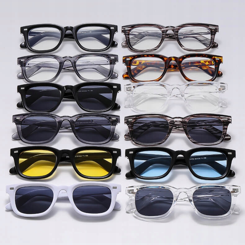 OKULARY PRZECIWSŁONECZNE filtr UV400 zebra damskie męskie +ETUI+ŚCIERKA