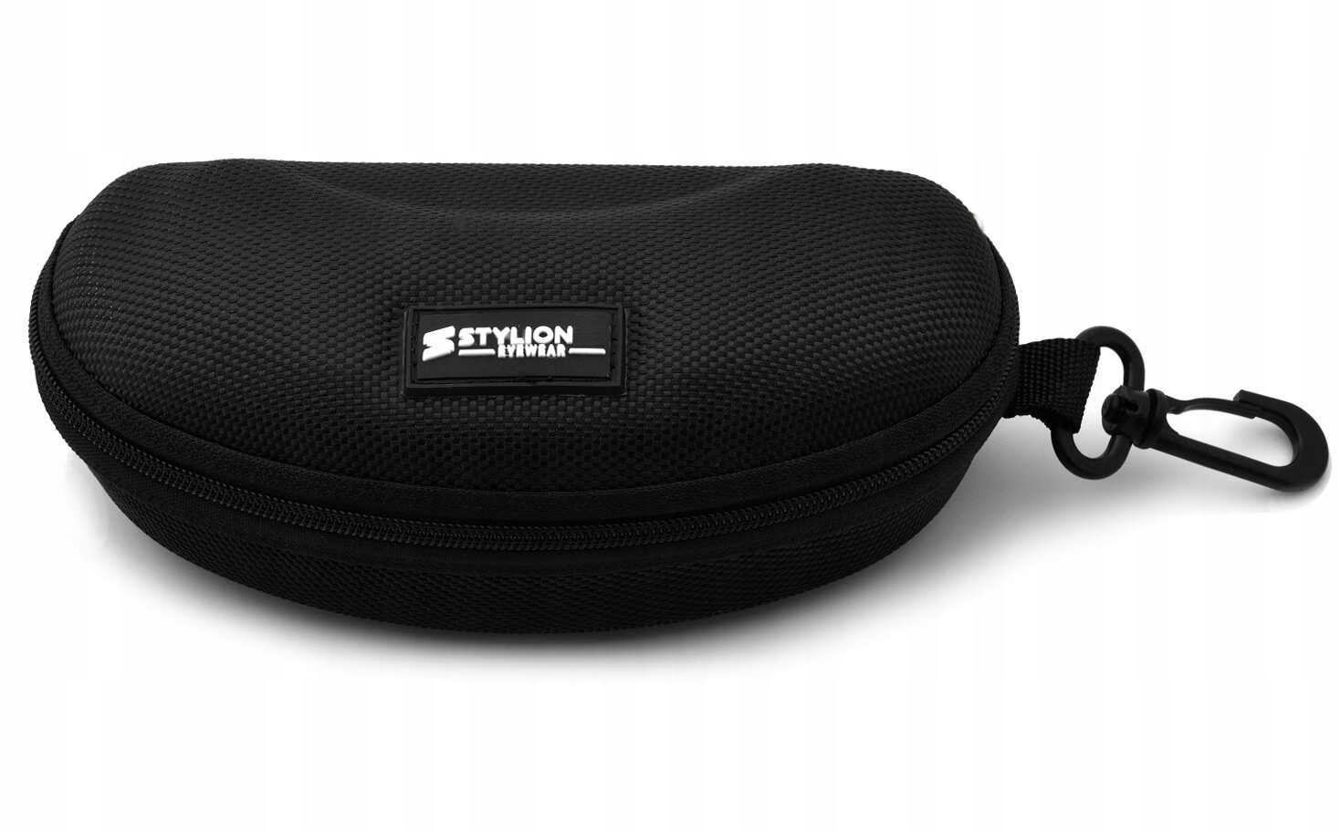 Męskie OKULARY PEŁNE LUSTRO PILOTKI PRZECIWSŁONECZNE CZARNO-SREBRNE