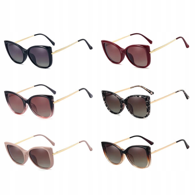 DAMSKIE Okulary 2w1 CLIP-ON Zerówki do KOMPUTERA +NAKŁADKA PRZECIWSŁONECZNA