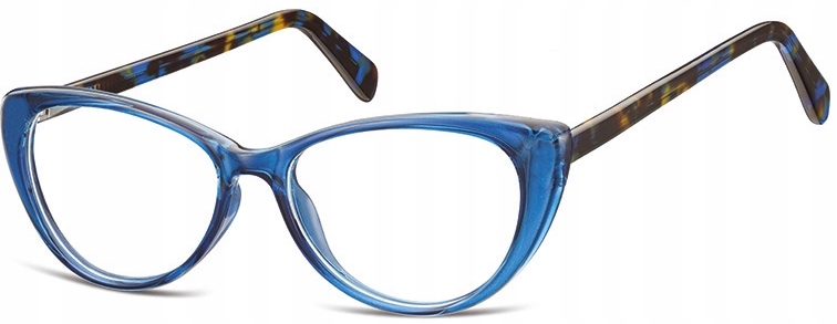 OPRAWKI ZERÓWKI okulary Kocie Oczy Damskie Flex