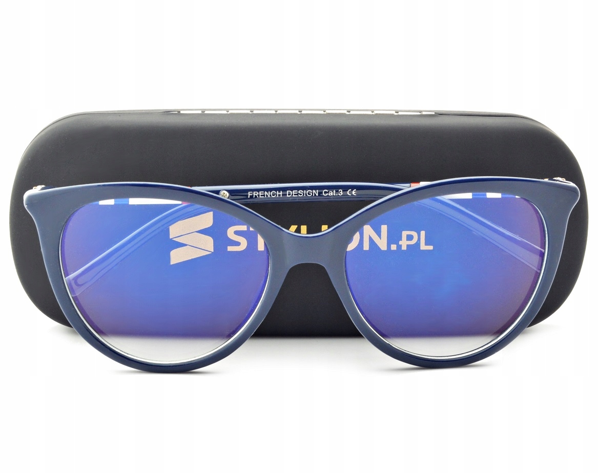 Okulary KOCIE z Filtrem NIEBIESKIM do EKRANÓW LCD