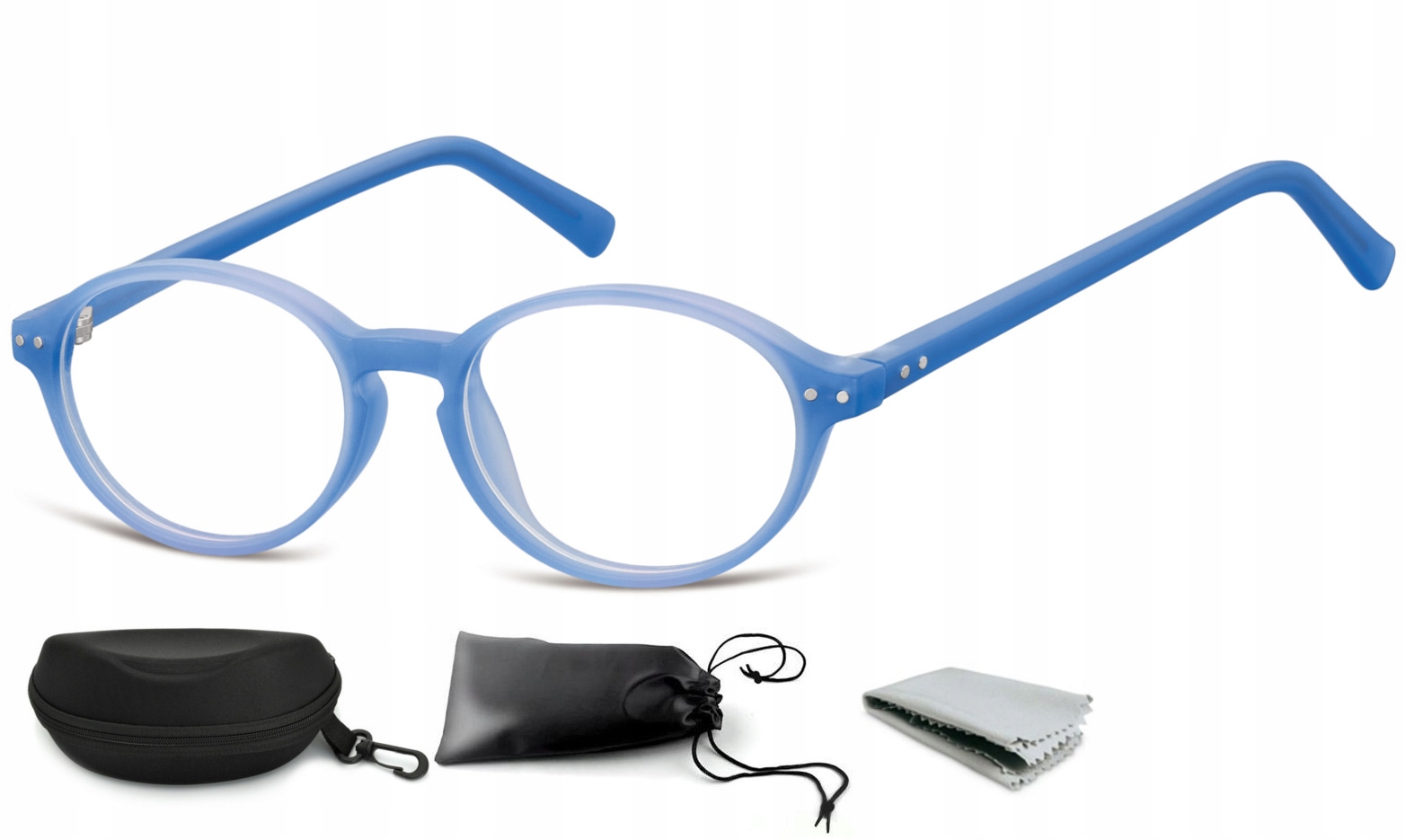 Okulary OPRAWKI LENONKI dziecięce ZERÓWKI mat