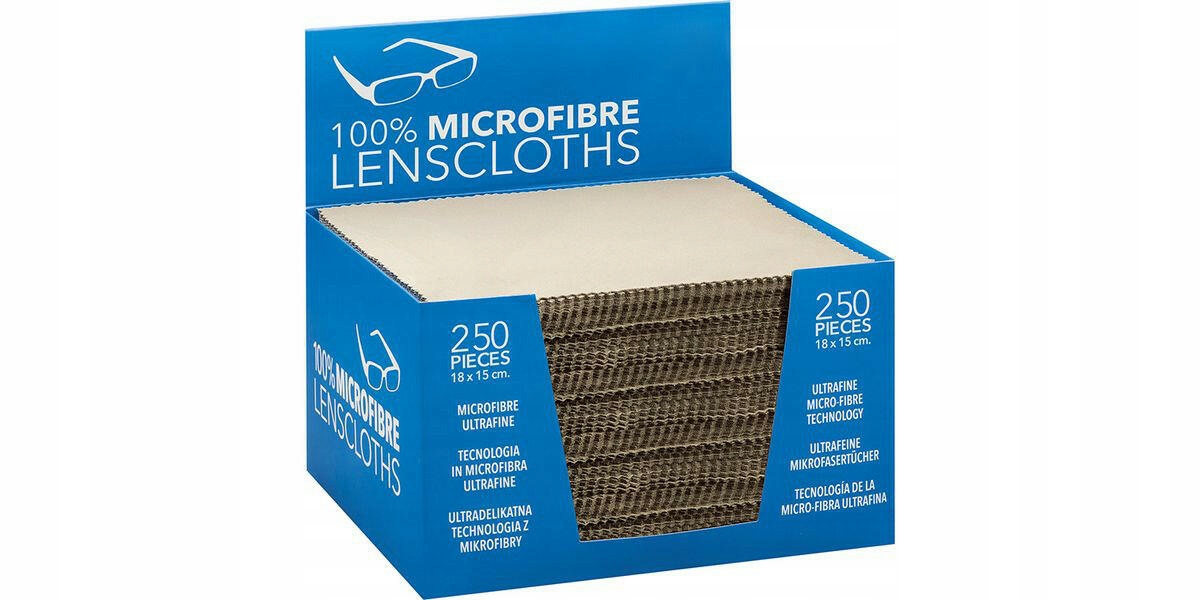 10x ŚCIERECZKA do Okularów okulary Mikrofibra BEŻ