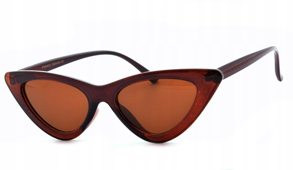 Okulary KOCIE OCZY Przeciwsłoneczne BRĄZ HIT2018