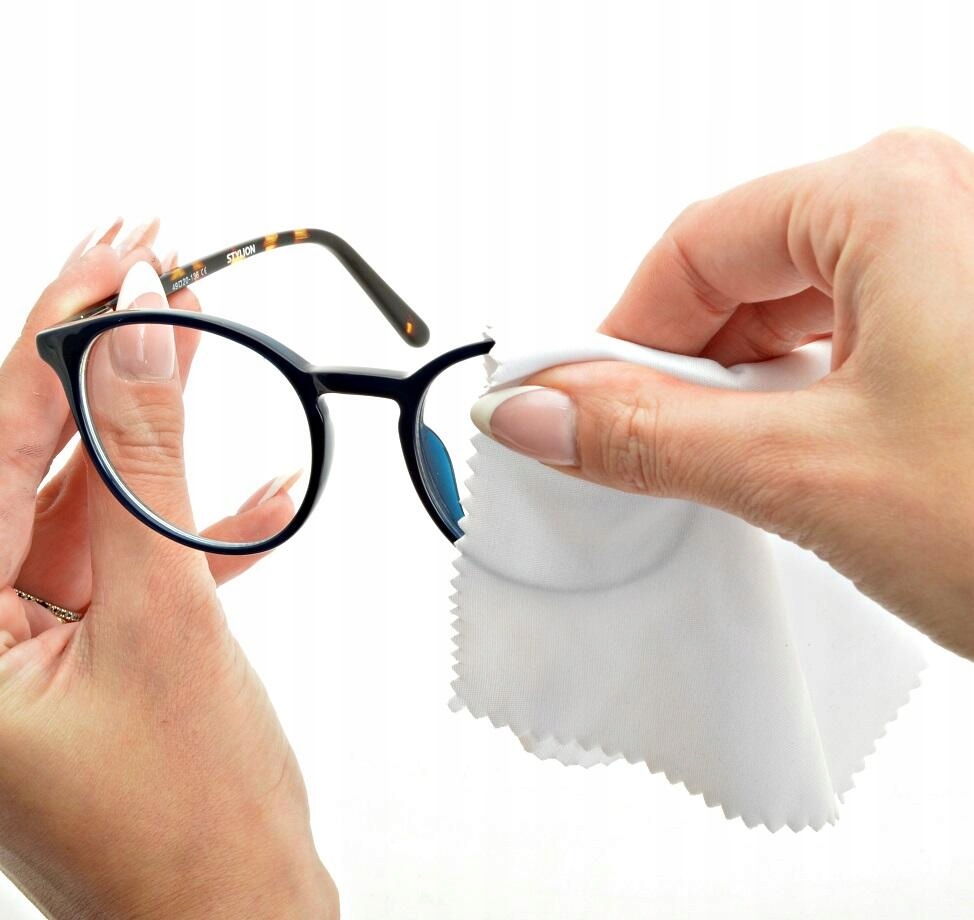 Biała ŚCIERECZKA do Monitorów Okularów Mikrofibra