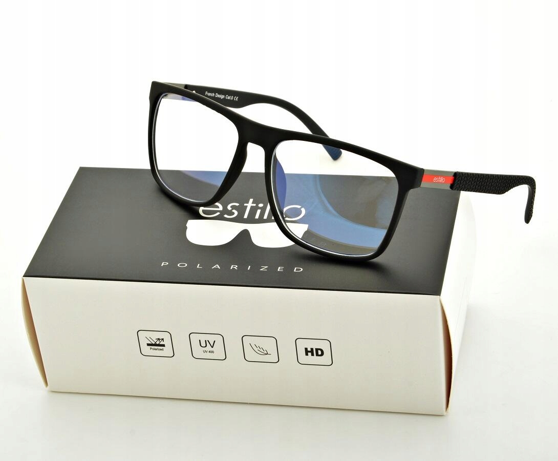 Okulary z Filtrem Niebieskim do Ekranów LCD NERD