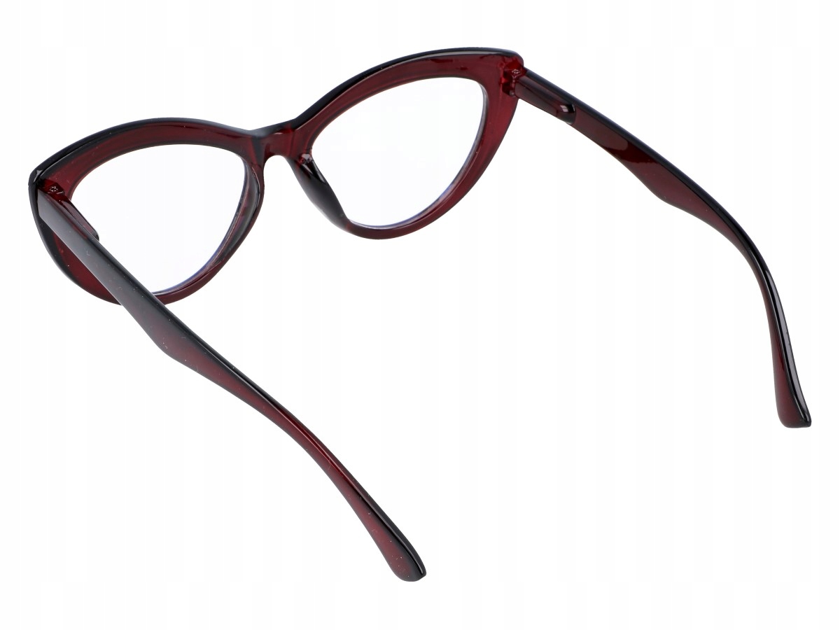 Kocie oczy Antyrefleks Zerowki okulary Brązowe