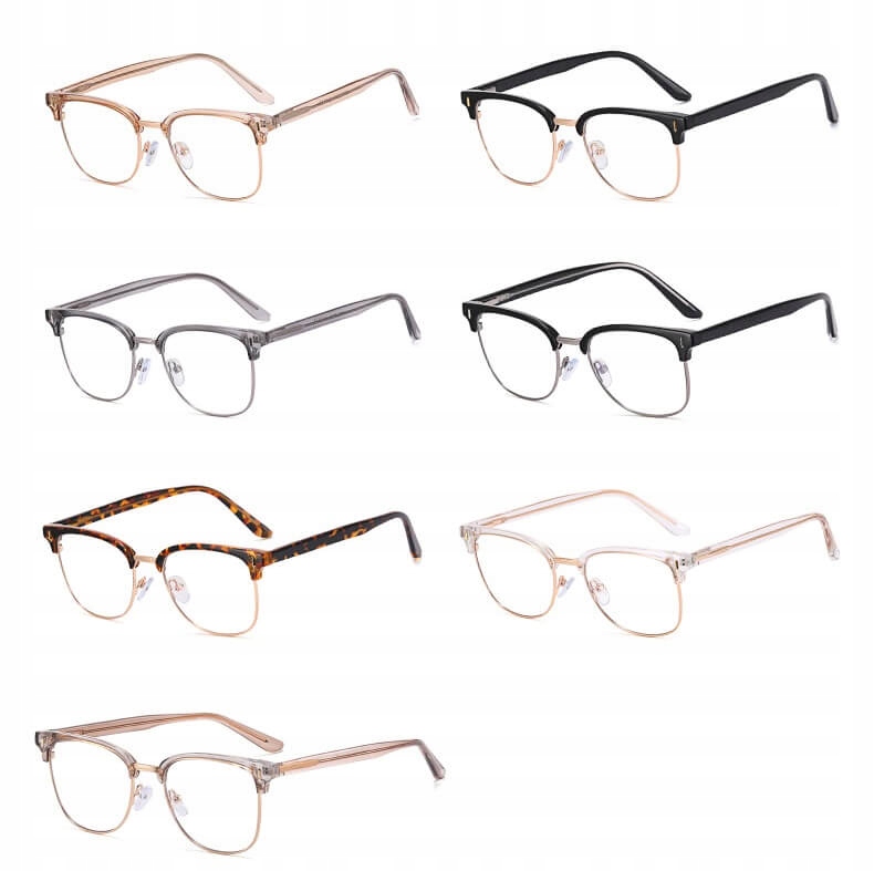 SOLIDNE Okulary Zerówki do KOMPUTERA Blue Light OPRAWKI Męskie/Damskie FLEX