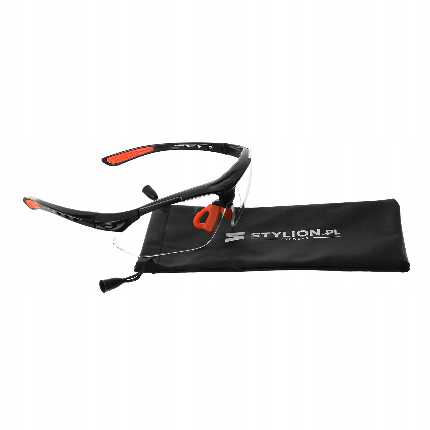 LEKKIE i MOCNE okulary ochronne bezbarwne na rower