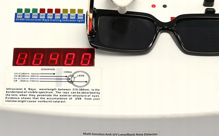 Futurystyczne OKULARY PRZECIWSŁONECZNE SREBRNE Imprezowe UV400 + Etui
