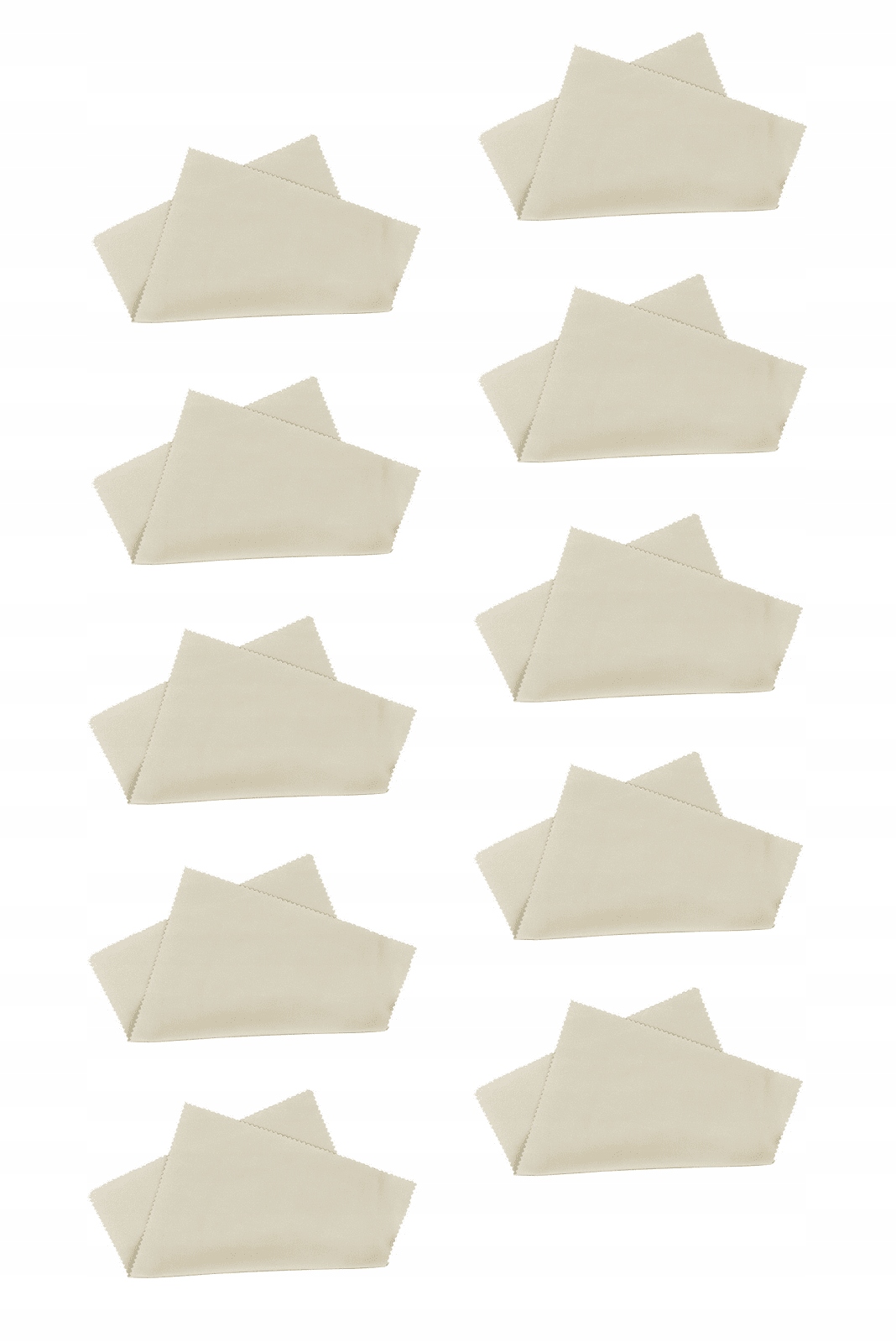 10x ŚCIERECZKA do Okularów okulary Mikrofibra BEŻ