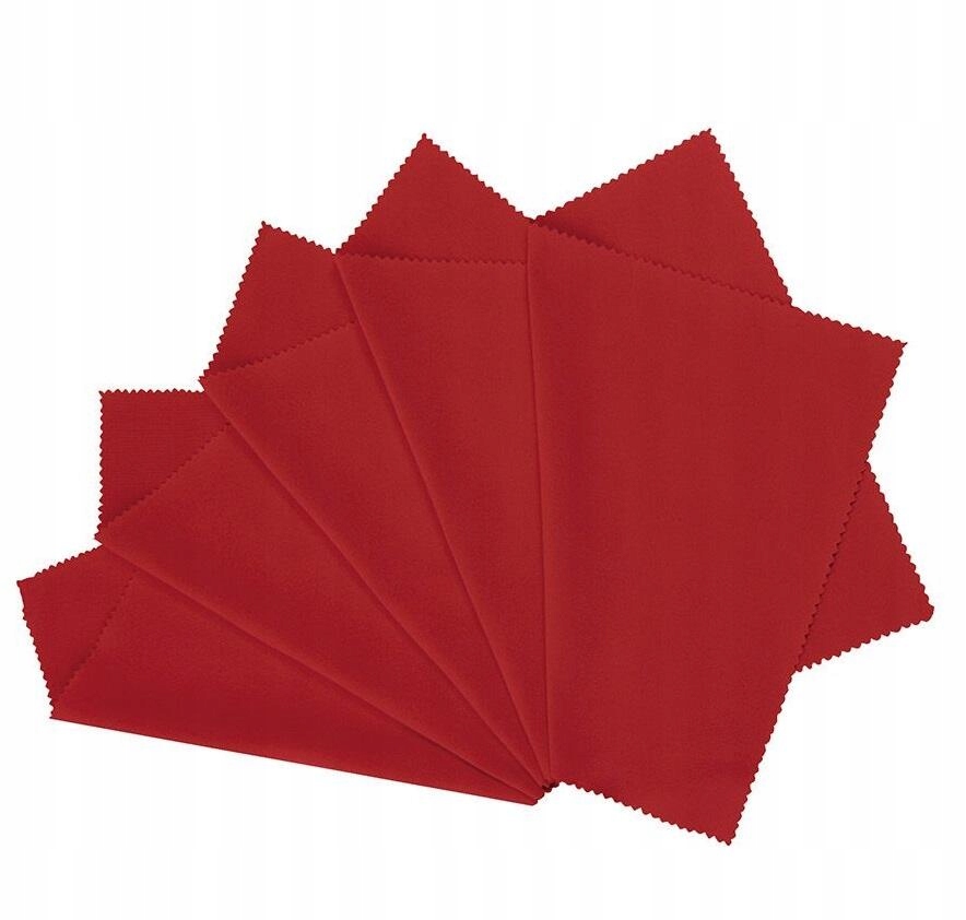 ŚCIERECZKA do Obiektywów Mikrofibra CZERWONA