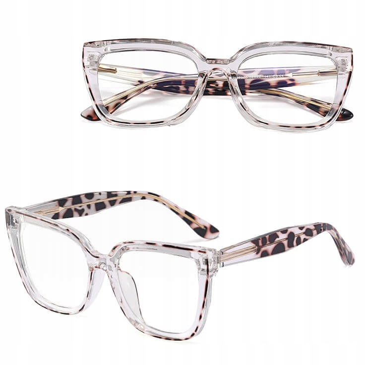 SOLIDNE Damskie Okulary Zerówki do KOMPUTERA Blue Light OPRAWKI Teleskopy