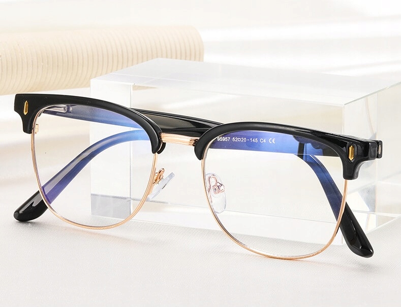 SOLIDNE Okulary Zerówki do KOMPUTERA Blue Light OPRAWKI Męskie/Damskie FLEX