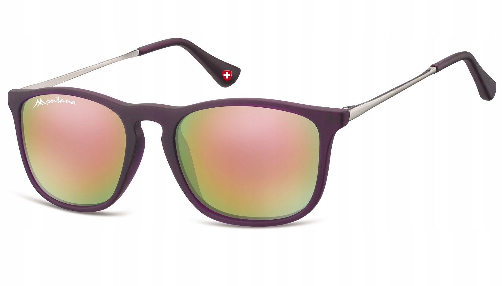 OKULARY DZIECIĘCE Przeciwsłoneczne Nerd lustra mat