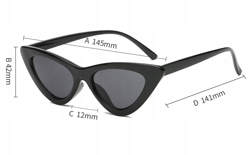Okulary KOCIE OCZY Przeciwsłoneczne BRĄZ HIT2018