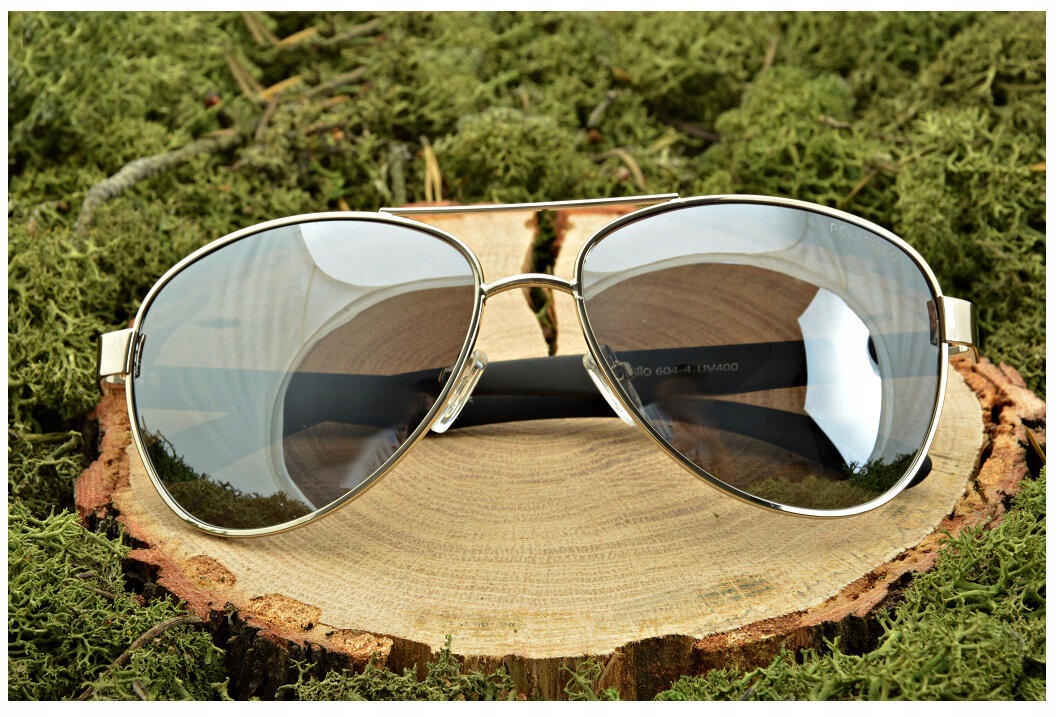 Aviatory Okulary PRZECIWSŁONECZNE Polaryzacyjne UV marki ESTILLO + GRATISY