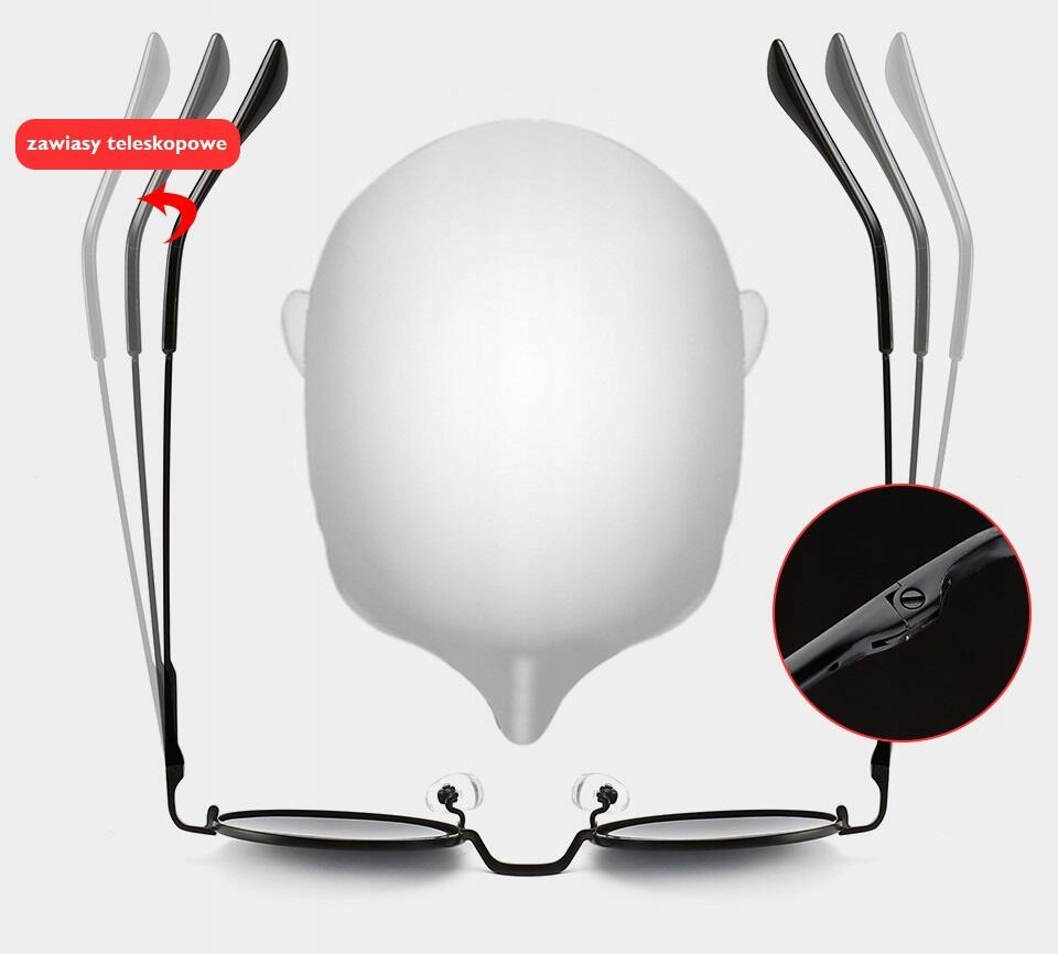 LENONKI Okulary Przeciwsłoneczne POLARYZACJA ZŁOTE